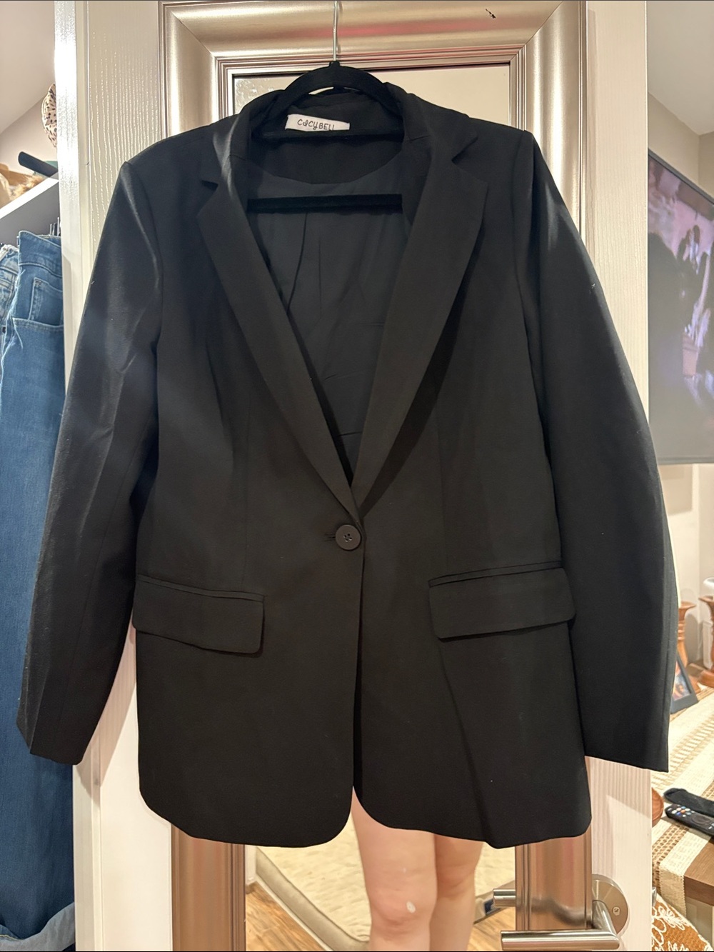 Casual Corner Black Single-Button Women's Blazer